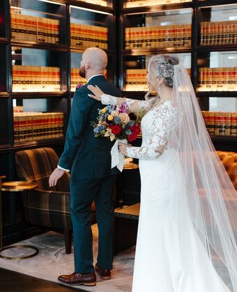 Newlyweds at Kimpton Gray Hotel