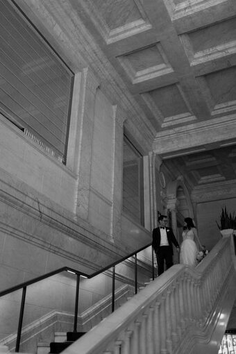 Newlyweds at Kimpton Gray Hotel