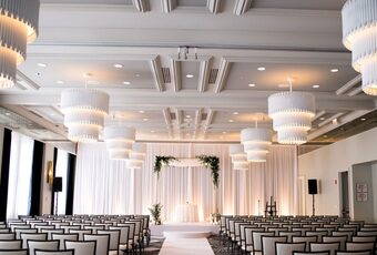 Ballroom draping at Kimpton Gray Hotel